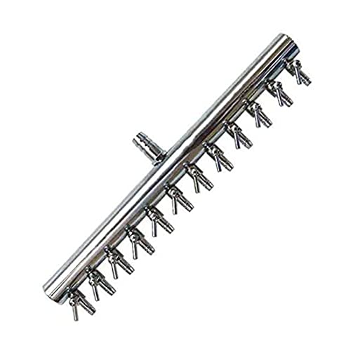 bnafes Aquarium Air Valve 12 Way Inline Manifold Air Flow