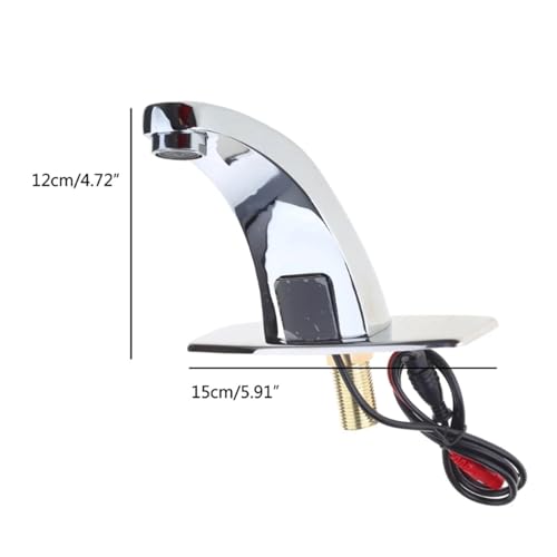 Grifo de baño sin contacto automático monomando electrónico con sensor inteligente 3