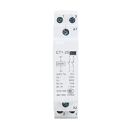 Contacteur modulaire 25A 2NC pour programmation de chauffage domestique - 3
