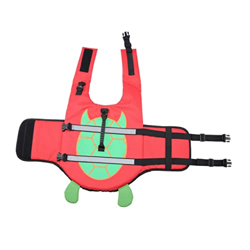 Garneck Comfortable Textured Pet Dog Vest Support Dog Swimming with Life and Calming Vest