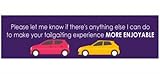 Tailgating original bumper sticker [00429]