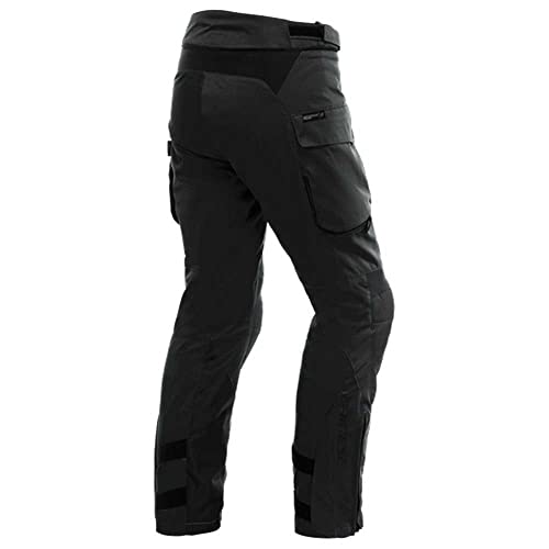 Dainese - Ladakh 3L D Dry Pants, Motorradtourenhose, 3 Lagen Wasserdicht, Herausnehmbare Thermoschicht, Motorradhose Für Herren, Schwarz/Schwarz, 54