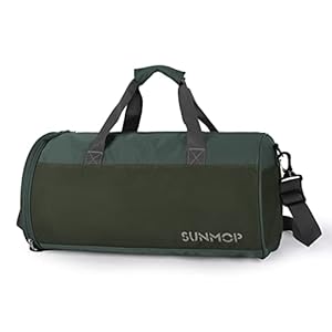 Travel Duffel Bag, Sports Tote Gym Bag, Shoulder Weekender Overnight Bag for Women