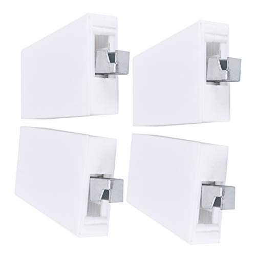 Image of Bearing Cabinet Hanger Bracket, 2Set Cabinet Hanger with Mounting Plate Aluminum Alloy Adjustable Cupboard Furniture, Picture Hanging Hardware