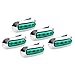 JKAPCYJFHF 5pcs 12V-24V Green LED Side Clearance Marker Light For Car Truck Trailer Pickup