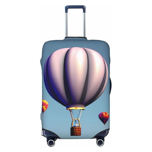 Hot Air Balloon Print Luggage Suitcase Cover Protector Luggage Washable Covers With Concealed Zipper