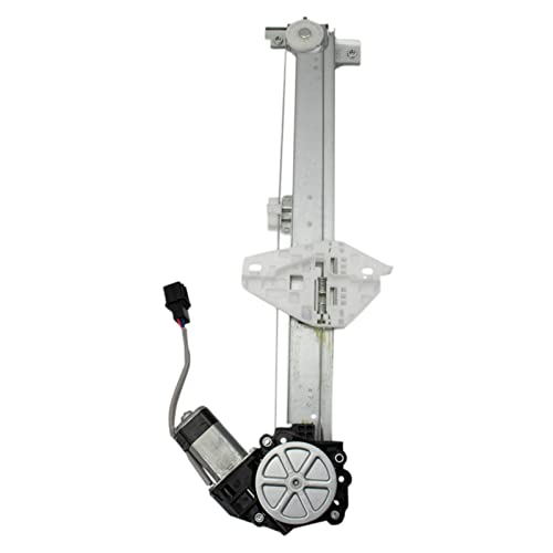 Image of TRQ Rear Passenger Side Power Window Motor and Regulator Assembly Power Compatible with 2007-2013 Acura MDX
