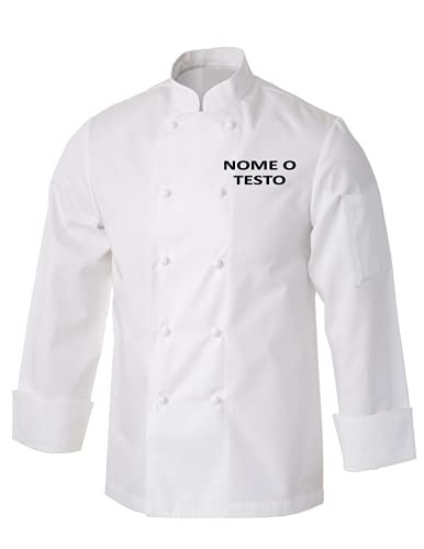 ZULLO WORKWEAR Giacca Cuoco Bianca Professionale Personalizzata con...