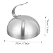 Imagen de MAGICLULU 1 Pc cubierta de alimentos de acero inoxidable Pastelería cubierta de cúpula Cubierta de cúpula de acero inoxidable sarten parrilla ronda utensilios para hornear manejar filete