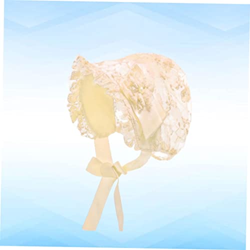 Topper Bonnet Newborn Has Hats Lace Lace Cap Hat Newborn Hat Lace Hat Red4