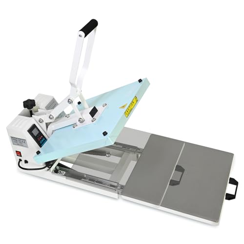 PlanetFlame Heat Press 15x15 inch Industrial Quality with Adjustable...