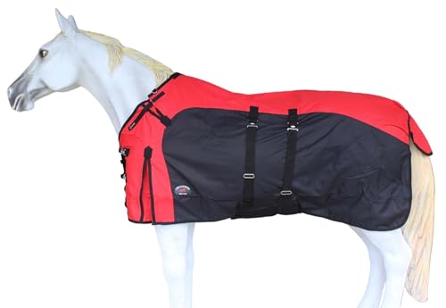 Image of 84 inch 1200D Turnout Waterproof Fleece Lined Medium Winter Blanket Sheet 386LG