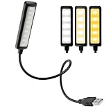 Jneiazt USB LED Light for Laptop Keyboard, Dimmable USB Reading Lamp 3 Color x 3...