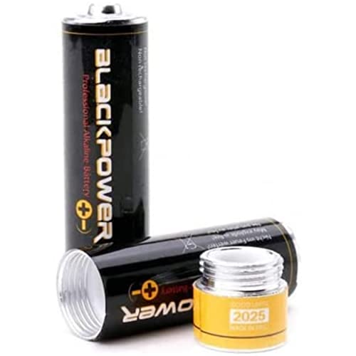 Lot de 2 Piles Cachette Secrete Type AA LR6 box de stockage boite de rangement pour objet de valeur coffre fort pour objets a cacher parfait pour vos pilules - Le Bazaar Shop Cover