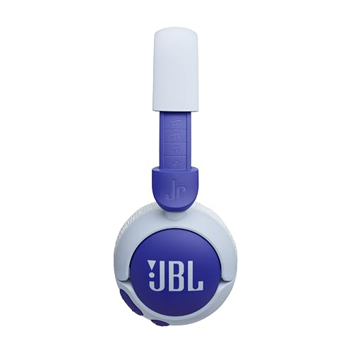 Image of JBL Junior 320BT - Wireless on-Ear Kids Headphones with JBL Safe Sound (<85dB), Fit for Kids, Parental Control with Customizable Volume & Playtime and 50Hr Battery Life (Blue)