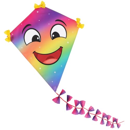 BOFUNX Drachen Kinder Einleiner-Flugdrachen für Kinder und Erwachsene 60×70cm Drachen mit Drachenschnur Kinderdrachen Flugdrachen Geschenk für Mädchen Jungen