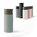 Produktbild eppikan eppiToGo Edelstahl Thermobecher- Isolierbecher, Kaffee-to-go Becher, 350 ml, 500 ml Travel Mug, Autobecher, auslaufsicher mit hygienischer 360°-Trinköffnung (Powder Green, 350 ml)