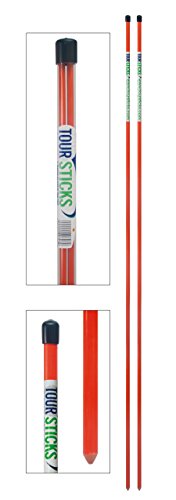 Tour Sticks - The #1 Training Aid Used by Tour Pros (Orange)