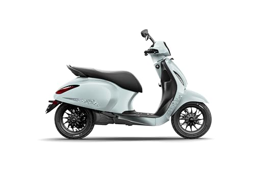 Image of Chetak 2903 by Bajaj Auto High Speed Electric Scooter Cyber White with Charger Ex-Showroom