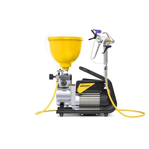WAGNER Diaphram Pump SuperFinish 21 Pro Airless Lacquer 230 Volt - Perfectly Suited for Painting Work, Max. delivery Rate 2,1 l/min, High Pressure Hose DN6, 7 m