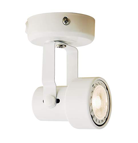 King Sha Multi Purpose Spotlight Desk Wall Mount Accent Lamp With Plug In Cord White Finish #TOP4