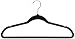 10 Pack Velvet Non-Slip Suit Hanger (Black)