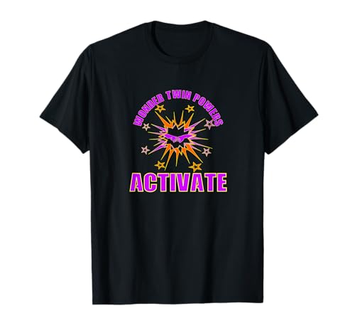 Wonder Twin Powers Activate Comic Twins T-Shirt