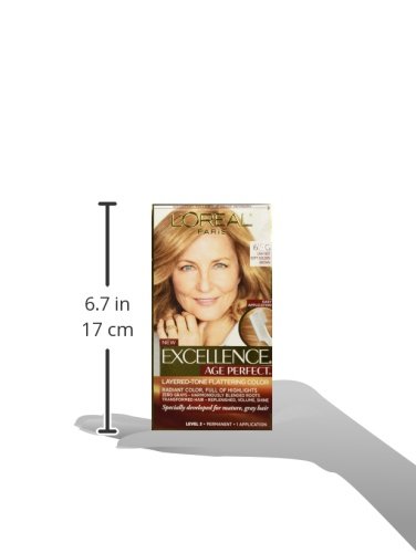 Image of L'Oreal Paris ExcellenceAge Perfect Layered Tone Flattering Color, 6.5G Lightest Soft Golden