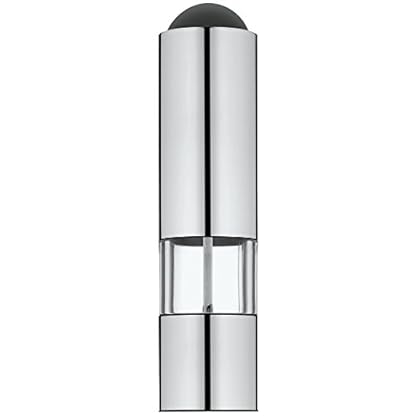 WMF Elektrische Mühle Set 2-teilig, 21 cm, Salz und Pfeffermühle unbefüllt, LED-Leuchte, Cromargan Edelstahl matt, Glas & Küchenhandtuch-Set 3-teilig, Handtuch, Geschirrhandtuch, Baumwolle – Bild 4