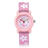 Kinder Uhr,Armbanduhr für Kinder Jungen und Mädchen,30M wasserdichte Analog Quarzuhr, 3D Cute Cartoon Uhr, Digitale Kinderuhr, Teaching Handgelenk Uhren mit Silikon Armband