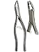 New German Stainless Dental Tooth Extracting Forceps NO 150AS with Serrated Jaws