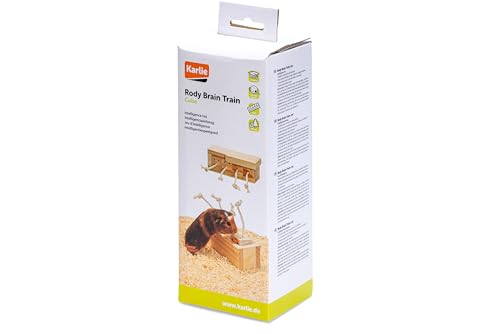 Karlie Rody Brain Train Cube, 4 Klötze L: 21.5 cm B: 8.5 cm H: 7.5 cm natur