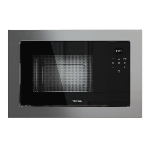TEKA Microondas Integrable con Grill, Control Táctil, Apertura Izquierda, Capacidad 20 L, Acero Inoxidable, Modelo NEO MS 6200 BIS SS