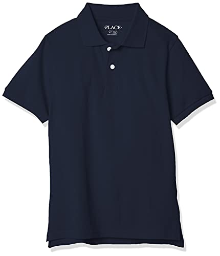 Image of The Children's Place Boys' Uniform Short Sleeve Pique Polo