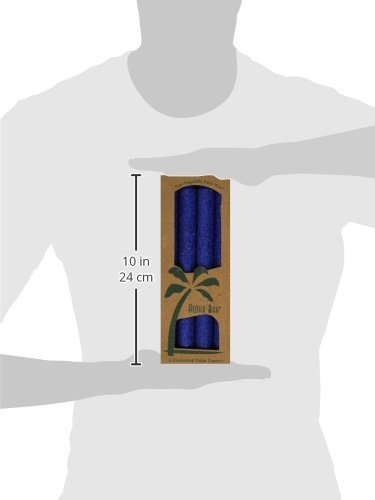 Aloha Bay Palm Tapers Royal Blue, 4 Count #TOP2
