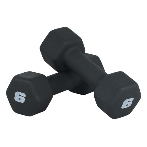 Image of CAP Barbell Neoprene Dumbbell Weights Pairs & Sets | Black