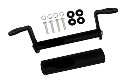 Für Yamaha Für Tracer 7/700 GT MT-07 Für Tracer700GT Aluminium Legierung Telefon Halter Stehen Erweiterung Navigation Halterung Motorrad GPS(Black 2)