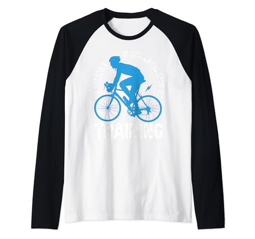 Los 10 mandamientos del entrenamiento del ciclismo Camiseta Manga Raglan