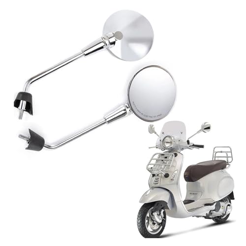 Espejos moto Piaggio Vespa Sprint Primavera 150 retrovisores cromados de recambio 2