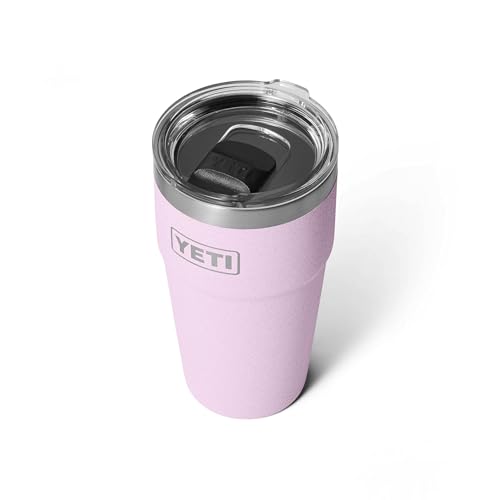 Image of YETI Rambler 20 oz Stackable Tumbler, Stainless Steel, Vacuum Insulated with MagSlider Lid