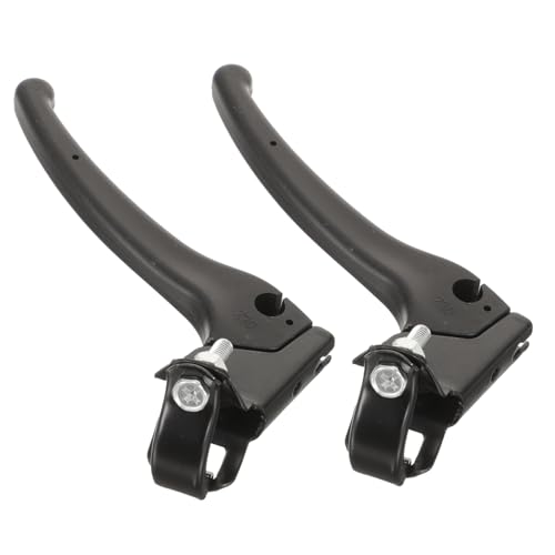 BUTIFULSIC 2pcs Wheelchair Hand Brake Wheelchair Clutch Hand Lever Handlebars Levers Wheelchair Braking Components Wheelchair Brakes Handlebar Bike Brake Lever Road Bike Brake Metal Black