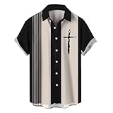 Camisa hawaiana para hombre, talla 3XL, para verano, playa, vacaciones, manga corta, con botones, ajuste regular, informal, tropical, Af, XL