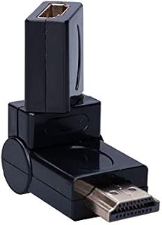 Hdmi Femile to Hdmi Male Swivel & Rotatable 270 Degree Adapter Smart Swivel HDMI Male To HDMI Female M/F Joiner 1080p Gold Plated