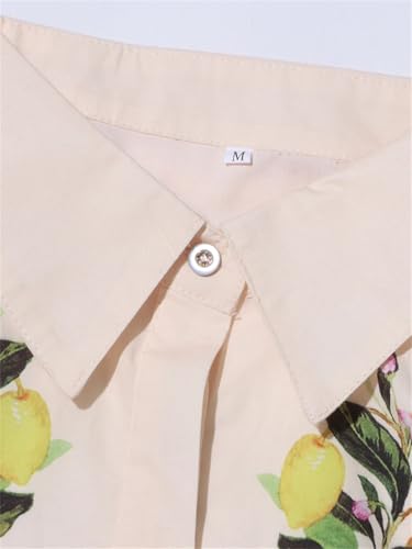 Women Lapel Sleeveless High Waist Spliced Lace Up Temperament Elegant Printing Dress2