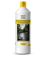 KRAFTHUBER® Steinimprägnierung Außen [1L = ca. 12m²] – Stein Imprägnierung für Pflaster, Beton & Naturstein – Farbneutral & Wasserabweisend