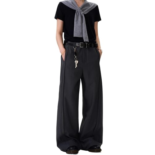 Men's Jeans High Street Vibe Wide-Leg Pants Loose Fit Trouser for Men2