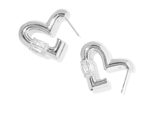 Kendra Scott Womens Emery Heart Hoop Earrings
