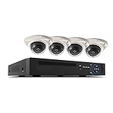 4K 8MP CCTV-Kamerasystem 4CH H.265+ POE NVR Kit Outdoor Metallkuppel Audio Gesichtserfassung Videoüberwachung IP-Kameras Set Gute BildqualitäT(None)