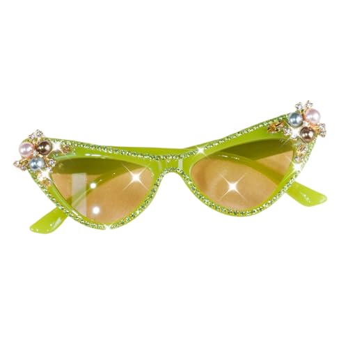 Lunettes de luxe œil de chat à monture surdimensionnée élégante