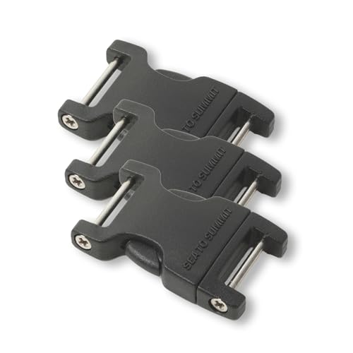 Image of Sea to Summit Field Repair Buckle - Side Release, 2 Pin, 3-pack
